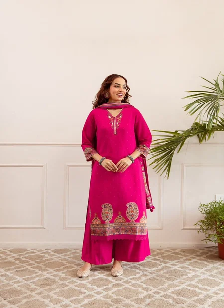 Naisha K 156 Modal Silk Digital Printed Kurti Bottom With Dupatta Suppliers In India