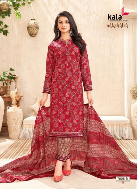 Nakshatra Vol 4 By Kala Cotton Printed Dress Material Suppliers In India
