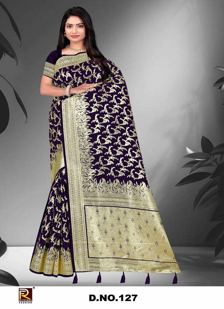 Ronisha 127 Satin Silk Wholesale Wedding Wear Saree Suppliers In Mumbai