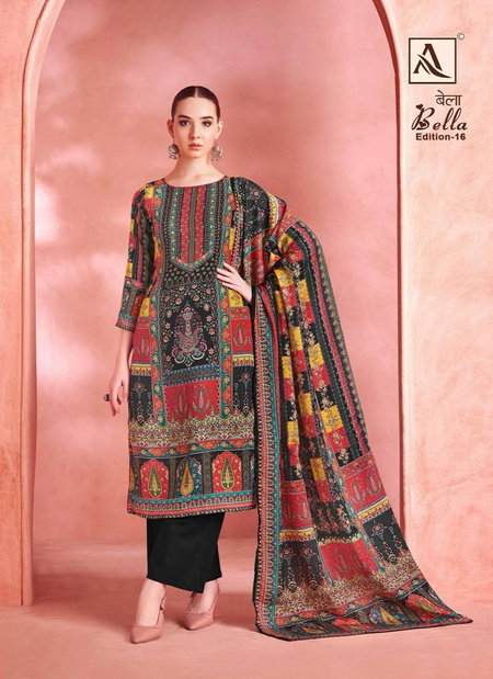 Bella Edition 16 By Alok Suit Maslin Printed Dress Material Exporters In India