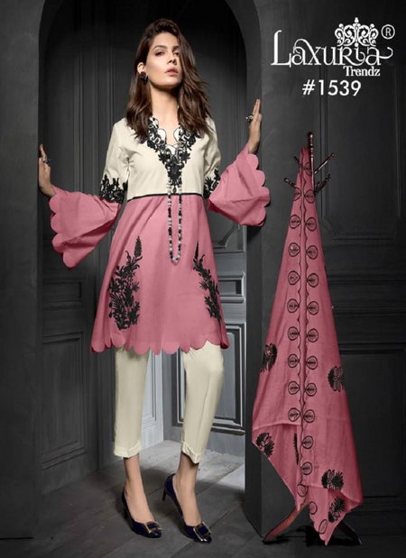 Laxuria Trendz 1539 Jam Satin Kurti With Bottom Dupatta Wholesale Online