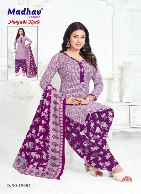 Punjabi Kudi Vol 19 By Madhav Printed Cotton Dress Material Suppliers In India