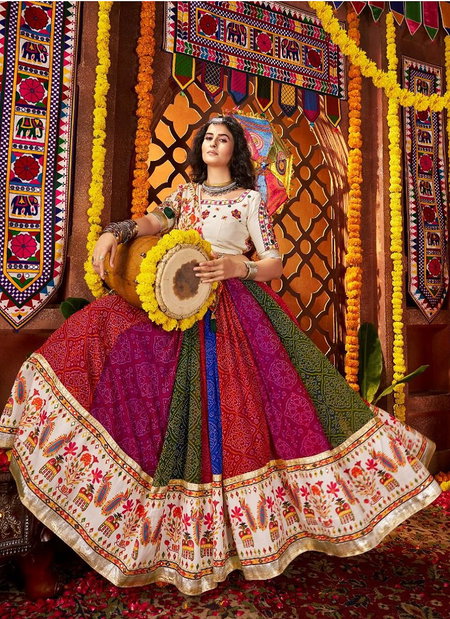 Raas Vol 24 By Shubhkala Maslin Wholesale Navratri Wear Lehenga Choli In India