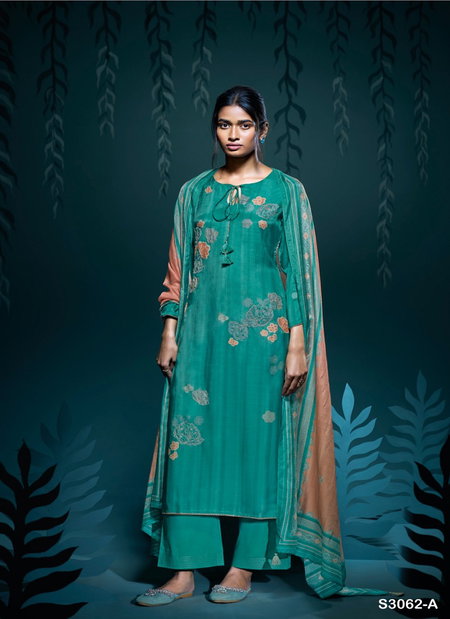 Gunjan 3062 By Ganga Bemberg Silk Salwar Kameez Suit Wholesale Market In shop