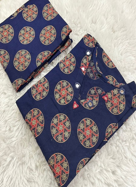 Naisha K 204 Vol 2 Cotton Printed Kurti With Bottom Suppliers In India