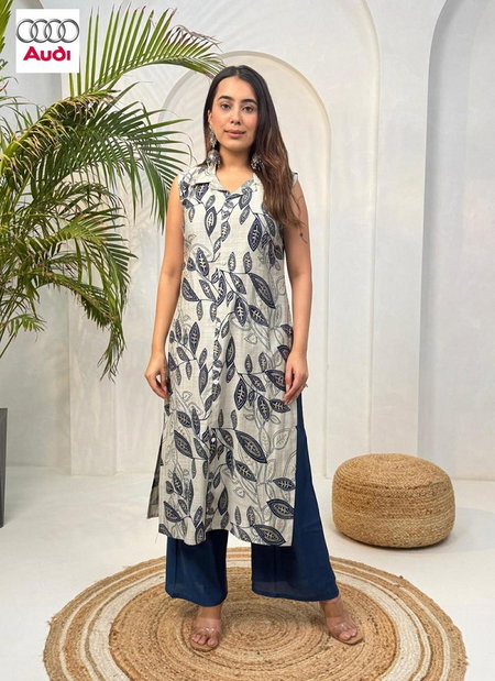 Naisha K 209 Vertican Printed Kurti With Bottom Wholesale Distributors In India