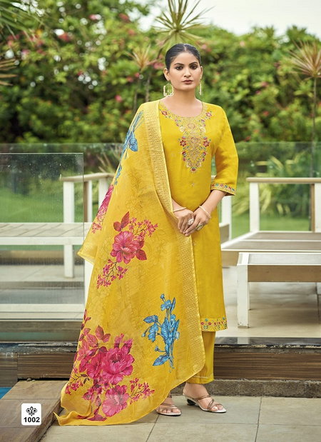 Meher By Ossm Viscose Embroidery Kurti With Bottom Dupatta Wholesale Online