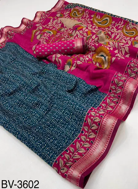 Rajyog Bhavi Soft Mul Cotton Bhavi Printed Daily Wear Saree Wholesalers In Surat