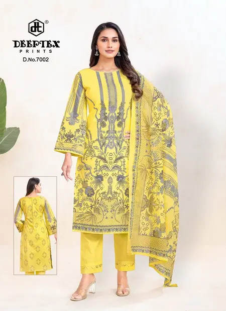 Roohi Zara Vol 7 By Deeptex Lawn Cotton Dress Material Wholesale Online