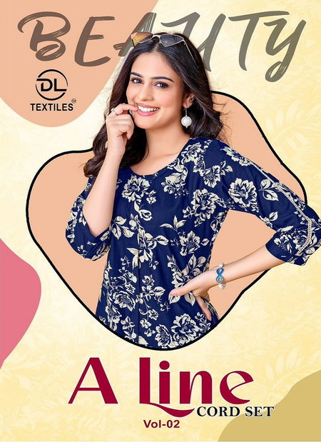 A Line Vol 2 By Dl Long Casual Wear Cotton Printed Cord Sets Wholesale Distributors In India