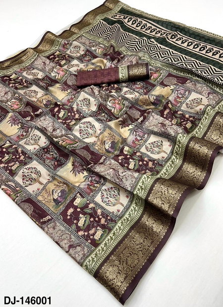 Dola Jaquard Vol 8 By Rajyog Digital Printed Silk Saree Wholesalers In Delhi
