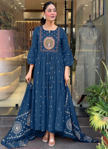 Dhruvi 324 Viscose Fancy Kurti With Bottom Dupatta Wholesasale Shop In Surat