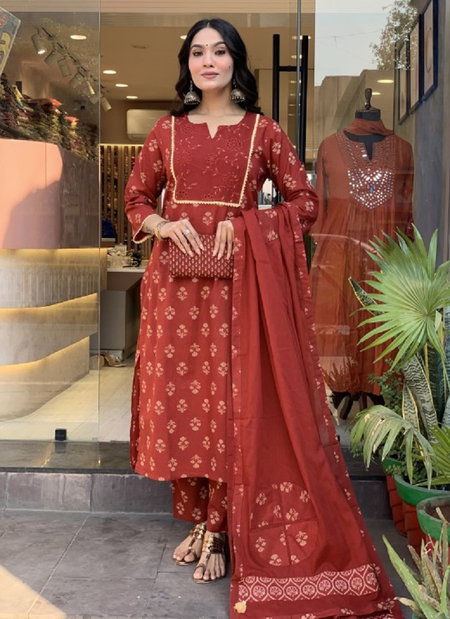 Dhruvi 326 Viscose Printed Wholesale Kurta Bottom With Dupatta In India