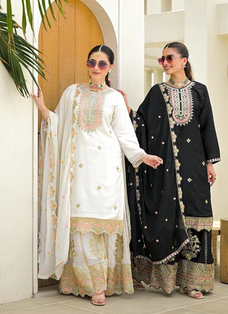 Nimrit 4039 By Afsana Chinon Farsi Salwar Suit Online Wholesale