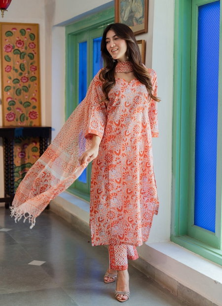 Dhruvi 331 Viscose Printed Kurti With Bottom Dupatta Wholesale Shop In Surat