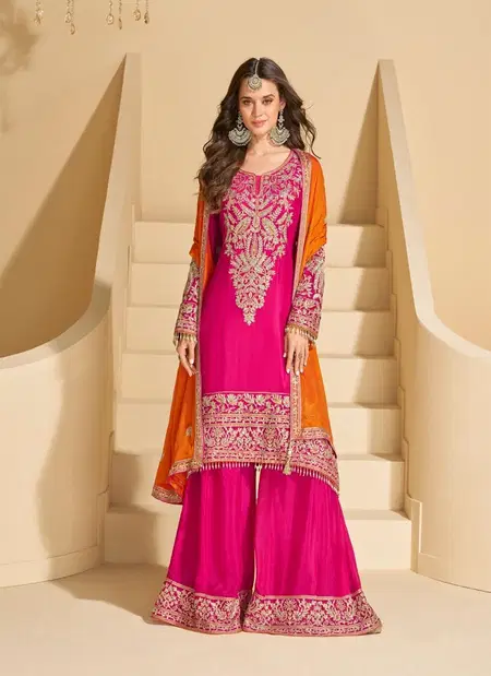 Sundari By Sayuri Premium Chinon Silk Readymade Suits Wholesalers In Surat