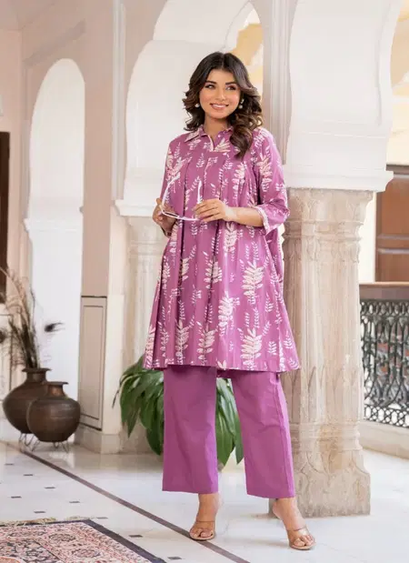 Naisha K 279 Beautiful Cotton Cord Set Wholesale Market Surat