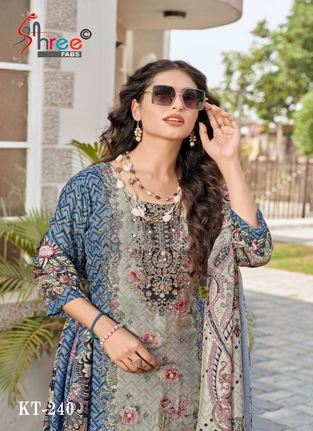 Kt 240 By Shree Viscose Maslin Printed Wholesale Pakistani Salwar Suits In India