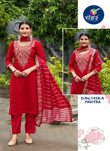 Pavitra By Vitara Vetican Wholesale Kurti With Bottom Dupatta Suppliers In Mumbai
