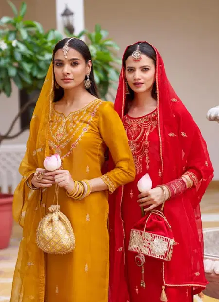 Hemani By Rangoon Silk Satin Fancy Dresses Festival Wear Bulk Orders In India