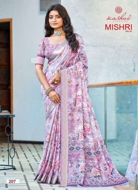 Mishri Vol 2 By Kashvi Dull Moss Digital Printed Saree Bulk Orders In India
