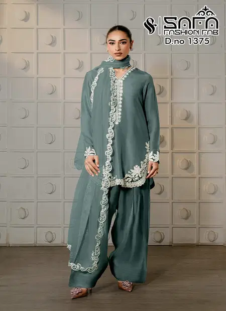 Safa Fashion Fab 1375 Tunic Wear With Farsi Salwar Wholesale Price In Surat