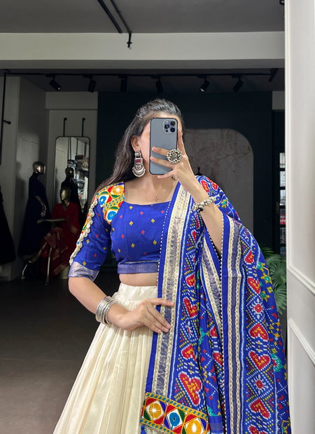 Taraa L 1735 Tussar Silk Patola Printed Navratri Lehenga Collection Wholesalers In Delhi