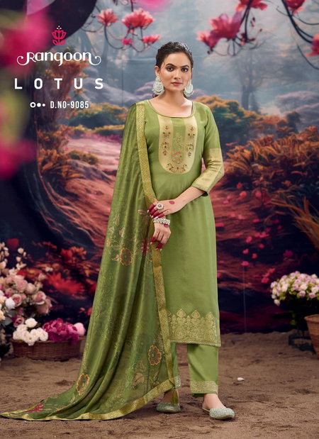 Lotus By Rangoon Muslin Kurti With Bottom Dupatta Wholesale Shop In Surat