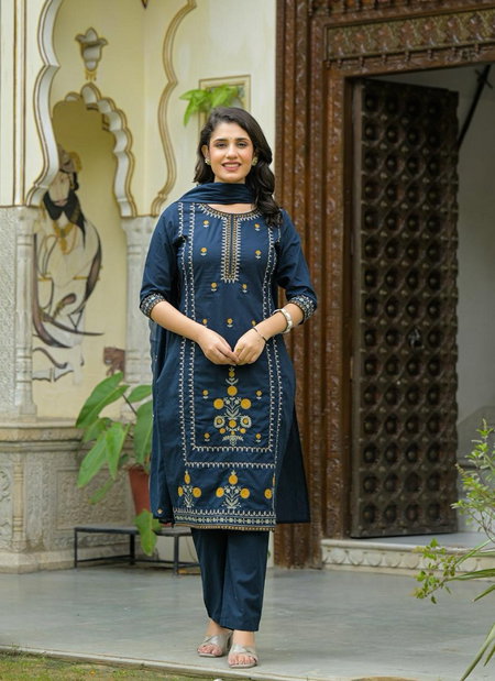 Naisha K 289 Cotton Kurti With Bottom Dupatta Wholesale Suppliers In Mumbai