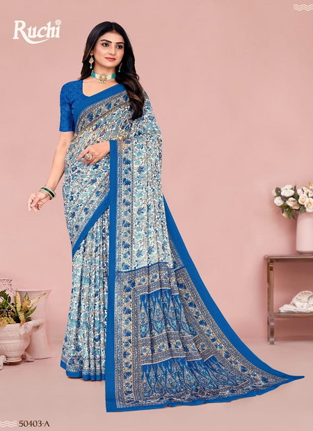 Star Chiffon 211 By Ruchi Chiffon Printed Online Daily Wear Saree Wholesale