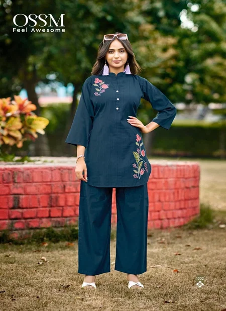 Glamour Vol 2 by Ossm Berlin Silk Embroidery Co Ord Set Exporters In India