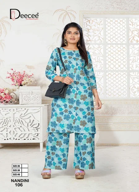 Nandini By Deecee Vartican Printed Kurti With Bottom Wholesale Market In Surat