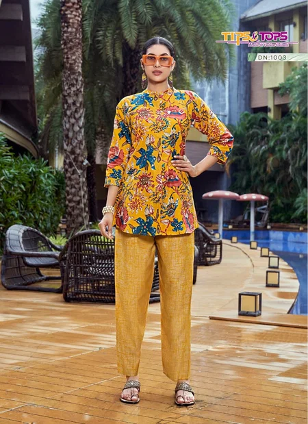 Roohi By Tips And Tops Vetican Printed Casual Wear Co Ord Exporters In India