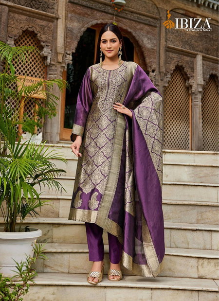Sakhi Vol 13 By Ibiza Banglory Silk Jacquard Salwar Suits Wholesalers In Delhi