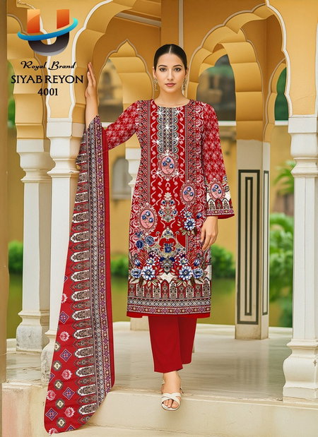 Royal Siyab Rayon Vol 2 Karachi Printed Dress Material Wholesalers In Surat