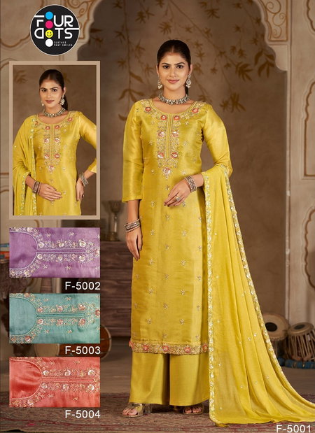 Jiyana By Fourdots Viscose Silk Best Dress Material Wholesale Price In Surat