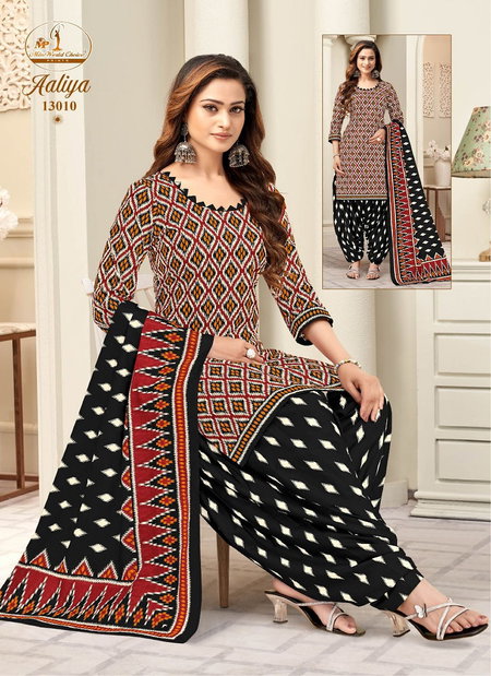 Aaliya Vol 13 By Miss World Cotton Printed Patiyala Suits Wholesale Market In Surat