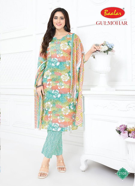 Gulmohar Vol 1 By Baalar Lawn Cotton Daily Wear Dress Material Orders In India