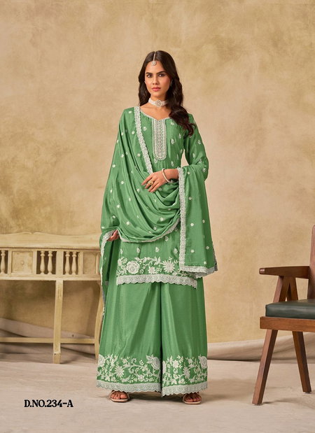 Aanaya Vol 234 By Dani Chinon Silk Wholesale Plazzo Suits Suppliers In Mumbai
