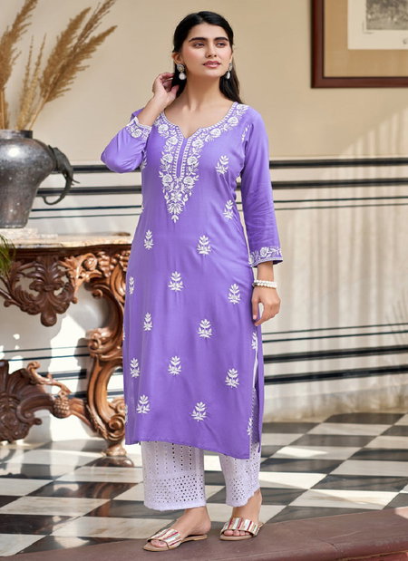 Mv 627 Pure Rayon Embroidery Wholesale Kurti With Bottom Suppliers In Mumbai
