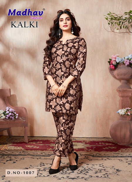 Kalki Vol 1 By Madhav Pure Cotton Printed Co Ord Set Wholesale Market In Surat

