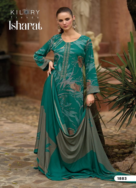 Isharat By Kilory Viscose Pashmina Dress Material Suppliers In India
