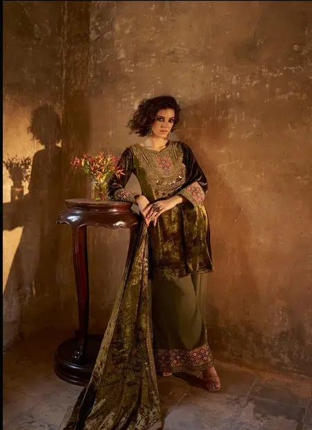 Shuijing By Aiqa Viscose Velvet Wholesale Dess Material Suppliers In Mumbai
