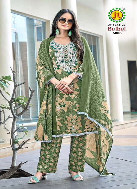 Bulbul Vol 5 By Jt Rayon Foil Printed Wholesale Dress Material In India