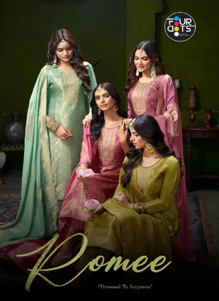 Romee By Fourdots Viscose Silk Designer Salwar Suits Wholesale Price In Surat
