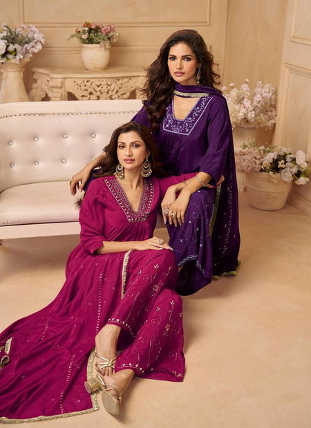 Ritika By Lily And Lali Crepe Kurti With Bottom Dupatta Suppliers In India
