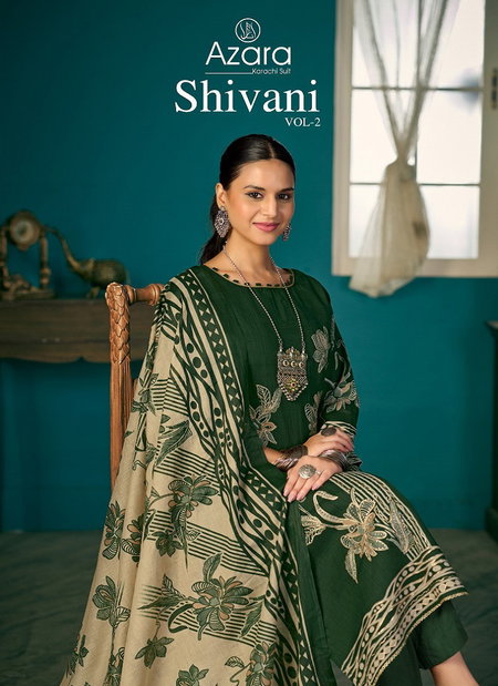 Shivani Vol 2 By Radhika Azara Lawn Cotton Dress Material Suppliers In India