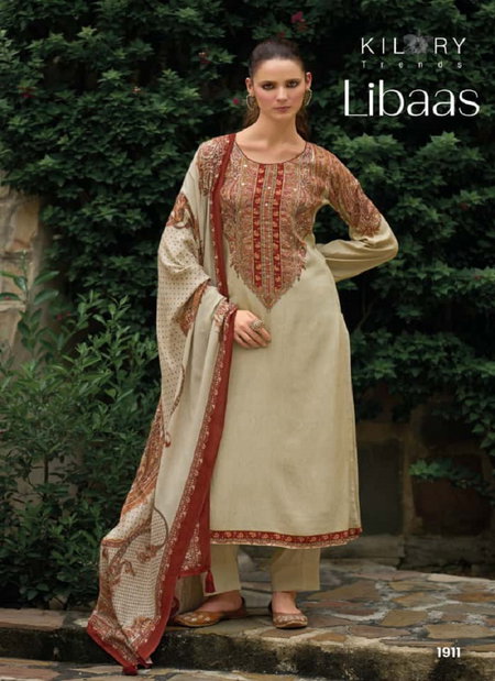 Libaas By Kilory Viscose Pashmina Printed Dress Material Wholesale Price In Surat
