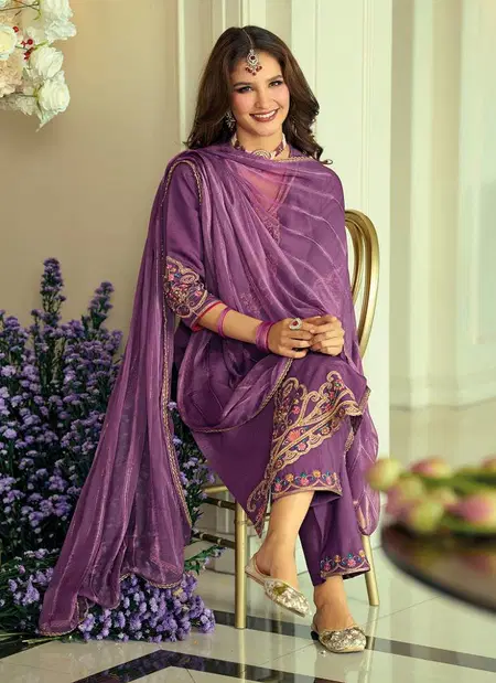 Rang Rang By Lily And Lali Viscose Kurti With Bottom Dupatta Exporters In India
