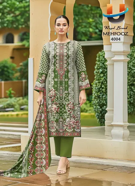 Royal Mehfooz Vol 4 Cotton Printed Wholesale Dress Material Suppliers In Mumbai
